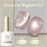 10ml Cat Magnetic Gel Sparkling Ultra Gold Glitter Soak Off UV LED Gel Nail Art Varnish Manicure Valentine's Day