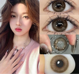 New Style Contact Lens Belt Grade 14.5MM Big Eye  Series Red Brown GDIA: 14.2MM 1 Year Use Soft Hydrogel WT: 40%