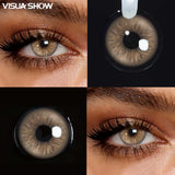 Colored Contact Lenses Prescription 14.5mm Half Year Disposable Small Pupil for Daily Cosmetics & Eye Beauty