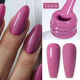 10ml Purple Red Series Gel Nail Polish Winter Dark Purple Nail Art Varnish Semi Permanent Soak Off UV LED Gel