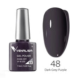 Nail Gel Polish 7.5ml HEMA/TPO FREE Red Sparkle Sequin Gel Nails Beautiful Semi Permanent Soak Off UV LED Gel Polish