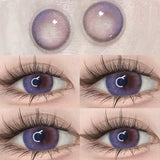 2Pieces Colored Contact Lenses Bling Pupil Beauty Cosplay Color Circle Lens Yearly Galaxy Coloured Contacts