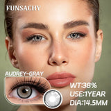 1Pair New Colored Contact Lenses for Eyes Big Black Eye Lens Natural Yearly Cosmetics Beauty Women Men Pupils Fast Ship