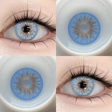 2PCS Brown Colorld Contact Lenses for Eyes Blue Myopia Lenses Beauty Pupils Korean Lenses Fashion Contacts Yearly Use