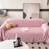 Autumn Taffeta Fleece Sofa Blanket Soft Comfortable Protective Cover for 1-4 Seater Sofas Jacquard Plush Throws Blanket