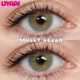 Green Bionic Iris Contact Lenses | Blue/Grey/Brown Vivid Colors | Daily Wear & Party Dating & Travel EssentialReady