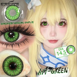 1 Pair Cosplay Colored Contact Lenses Red Lenses Halloween Blue Beauty Makeup Eyes Lenses Anime Purple Eyes Contacts