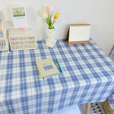 Plaid Tablecloth  Table Cloth Desk Mat Dust-proof Dining Table Cloth Furniture Protector Picnic Mat Tapete Dressing Table Mat