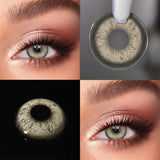 Colored Contact Lenses Dutch Brown Blue Moonbeam Color Contacts Eye Lens Eyes Half Year 2Pcs