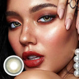 Natural Colored Contact Lenses for Eyes 1 Pair Brown Lenses Fashion Makeup Lenses 42% Water Beauty Pupils