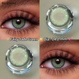 1 Pair Colored Contact Lenses for Eyes Natural Eye Pupils Contact Blue Lenses Green Lenses Fashion Lenses 2PCS