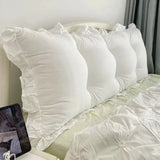 Cotton Removable Washable Bedside Soft Bag Seasonal Universal Pink Princess Style Cushion Bed Sofa Pillow Mat Dormitory Artifact