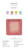 6 Inch 8 Inch Creative Ceramics Square Plate Dessert Western Food Plate Fruit Dim Sum Plate House Solid Color Tableware