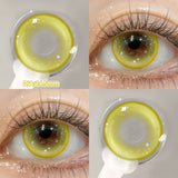 1pair New Fashion Cosplay Contact Lenses for Eyes Red Lenses Halloween Beauty Brown Lenses Myopia Color Contact Lenses
