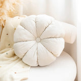 Decorative Pumpkin Cushion Activity Velvet Nordic Ins Sofa Seat Backrest Orange Pillow for Living Room Home Decoration 40*40cm