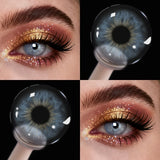 Blue Colored Contact Lenses 14.2mm 6 Months Disposable Green Brown Natural Eye Color Contacts Beauty Makeup