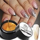 5ml Super Sliver Metallic Gel Nail Polish Holographics Metal Effect Painting Liner DIY Nail Art Decoration Varnish