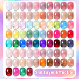 Wine Red Jelly Gel Nail Polish Glitter Nude Translucent Quick Extension Gel Semi Permanent Varnish UV Gel Nail Art 1
