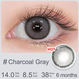 Gray Series Contact Lens For Myopia Friendly To Deep Pupils And For All Skin Tones 14.0~14.5mm 6 Months