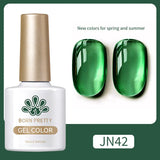 Auroras Cat Magnetic Gel Nail Polish Reflective Sparkling Glitter Semi Permanent Nail Art Soak Off LED UV Gel Varnis