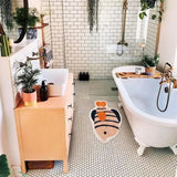 Cartoon Fish Children's Bedroom Floor Mat Soft Shaggy Carpets Anti-slip Area Rugs Absorbent Bath Mat Cute Living Room Decoration