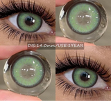 Natural Colored Contact Lens Brown Eyes Makeup Lenses Blue Color Lens Green Eyes Contacts Gray Beautiful Pupil Yearly