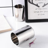 Stainless Steel Silver Beer Mug Double Wall Coffee Tea Wine Milk Tumbler Portable Travel Water Cup Kitchen Drinkware 350ml/500ml