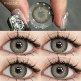 Natural Color Lens Eyes 2pcs Color Contact Lenses For Eye Blue Beauty Contact Lenses Eye Yearly Cosmetic Color Lens