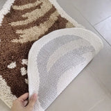 Cute Tufting Food Bathmat Funny Cookie Croissant Bathroom Mat Soft Rug Bedroom Carpet Floor Safety Pad Aesthetic Home Room Decor