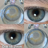 2pcs/pair 14.5MM Iris Brown Lenses Beauty Makeup Pupils Eye Color Lenses Colorful Contact Lenses Fashion Blue Green Lens