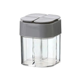 Seasoning Jar Plastic Spice Container Bottle Salt and Pepper Shaker Outdoor Camping BBQ Seasoning Container Kitchen Gadget Sets