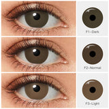 14.2mm Prosthetic Lens New 1 Pair 6 Month Use Artificial Eye Contact Lenses for People with Eye Defects Glaucoma Eye