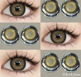 1Pair Colored Contact Lenses for Eyes Blue Eye Lenses Green Fashion Lenses High Quality Brown Natural Gray Eye Contacts