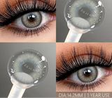 2Pcs Color Contact Lenses Colored Pupils for Eyes Blue Eye Lenses Beauty Gray Lens Green Contacts Yaerly Brown Lenses