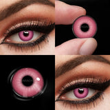 Cosplay White Contact Lenses for Eyes Anime Role Playing Lens Halloween Cosplay Black Contacts Yearly Cosmetics Pupils