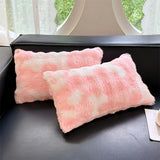 Household new class A rabbit plush pillowcase single milk plush pillowcase 48x74cm, no pillow core