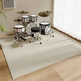 Musical Instrument Drum Set Carpet, Music Room Floor Mat, Soundproofing and Shock Absorption, Large Area Rug, Home Decoration, M