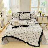 new skin-friendly washed cotton summer quilt printing air conditioner quilt summer cool quilt machine wash single double