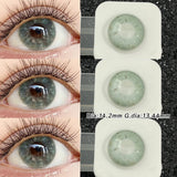 2PCS/Pair Korean Style Natural Grey Cute Lens for School Campus Festival Fast Shipping Best Selling