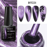 7ml Moonlight Magnetic Gel Nail Polish - Galaxy Effect,Soak-Off UV LED Glitter Gel for Shiny and Elegant Manicure