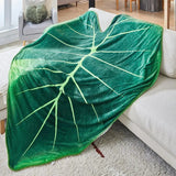 Super Soft Blanket Giant Leaf Blankets for Bed Sofa Plant Bedspread Home Decor Throws Warm Sofa Towel Christmas Gift 담요
