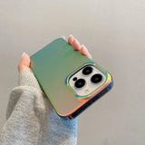 Simple Frosted Fluorescent Color Phone Case For iPhone 16 15 14 13 12 Pro Max 14promax Soft Shockproof Back Cover