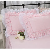 1 piece Romantic beauty pillow case Pink Ruffle Lace pillowcase pillow covers decorative Bedding Pillowcases body pillow sham