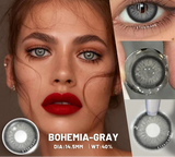 1Pair Color Lenses Colored Contact Lenses New Brown Lens Blue Eye Contacts Green Lenses Cosmetic Gray Eye Lens Yearly