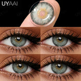Color Contact Beauty Green Contact Lenses for Eyes Natural Lenses Blue Contacts for Women Eyes Makeup Gray/Brown Fashion