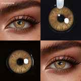 6 Months Disposable Colored Contact Lenses Small Pupil Lens Eyes Enlarge for Daily Cosmetics & Eye Beauty