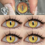 1pair Cateye Cosplay Color Contact Lenses Halloween Contacts