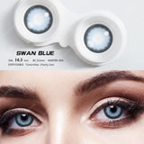 1 Pair SWAN Series Big Eyes of Natural Contact Color Contact Lenses for Colorful Eyes Beauty Contact Lenses for Eyes