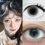 1Pair Hot Sales Color Contact Lenses for Cosplay Myopia Anime Grey Lens Cosmetics Beauty Pupil Contacts Fast Shipping