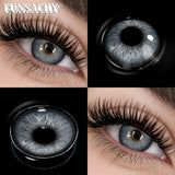 New Contact Lenses Natural Brown Eye Makeup Contacts Grey Color Lens Korean Softlens Yearly Cosmetics for Women